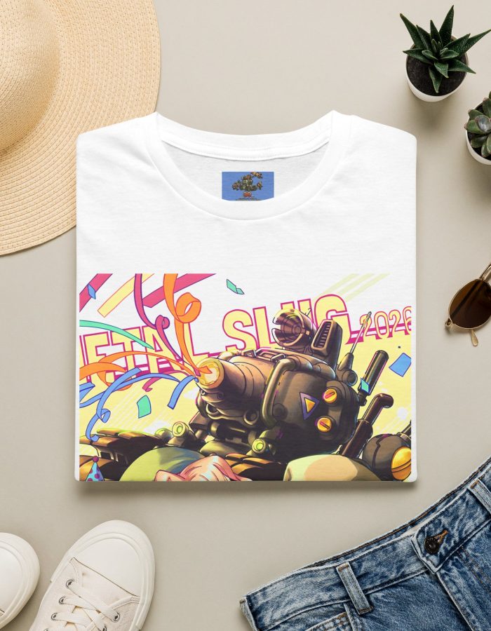 Metal Slug T-Shirt — Colorful Mecha & Girls Graphic Tee