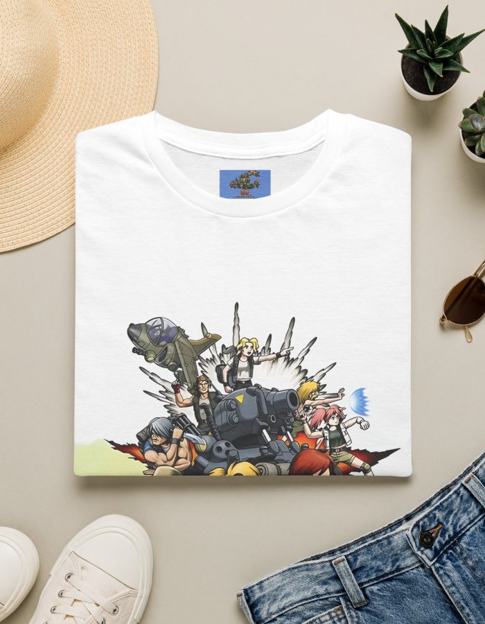 Metal Slug Squad T-Shirt — Vintage Arcade Shooter Crew Graphic Tee